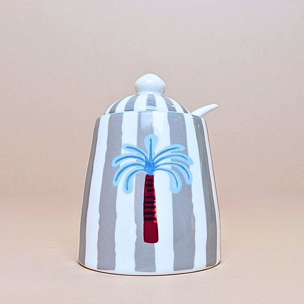 سكرية مخططة - رمادي