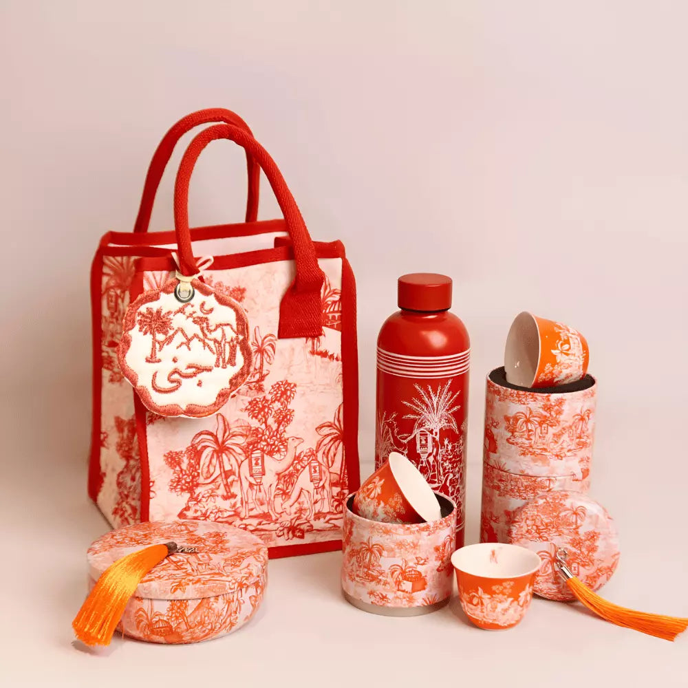 طقم آيلاند كومبو - برتقالي