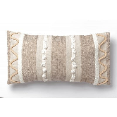 غطاء وسادة مستطيل من القطن تطريز و صناعة يدوية