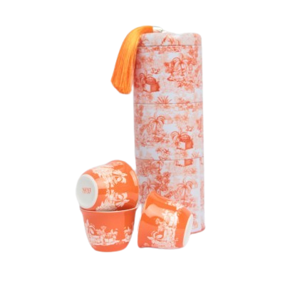 حافظة فناجين - برتقالي