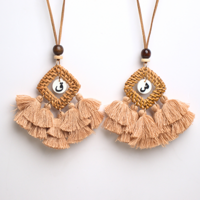 طقم كراكيش راتان أبيض