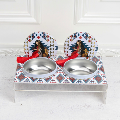 ستاند تقديم من الاكريليك  - وسط