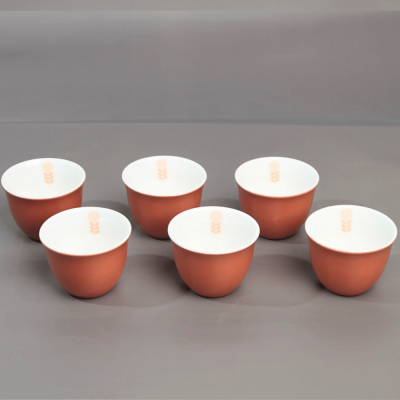 طقم فناجين قهوة عربية - بني