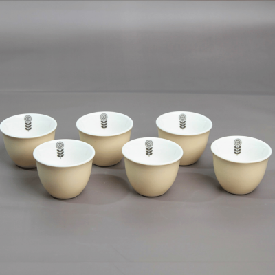 طقم فناجين قهوة عربية - اوفوايت