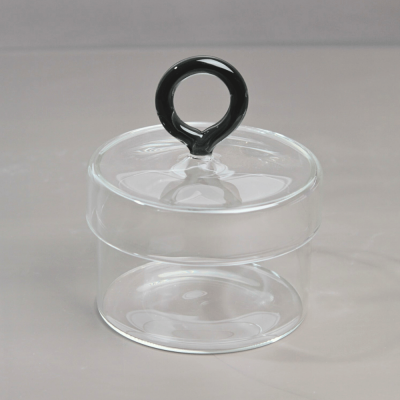 سكرية زجاج  - رمادي