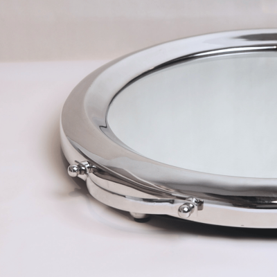 صينية تقديم من الستانلس ستيل والألومنيوم
