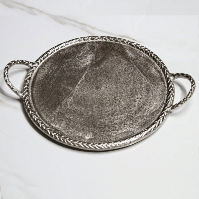 Aluminum Cast tray - Silver