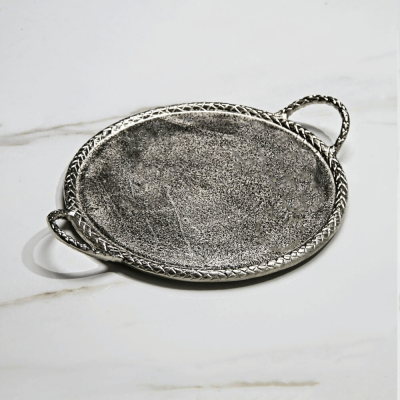 Aluminum Cast tray - Silver