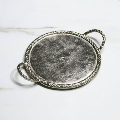 Aluminum Cast tray - Silver