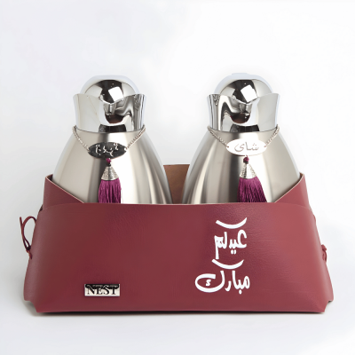 طقم سلة يدوية -  ارجواني غامق