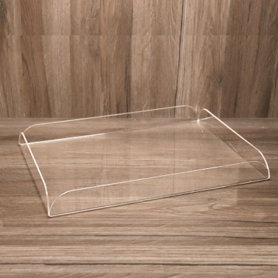 صينية اكريليك مستطيلة -  شفاف