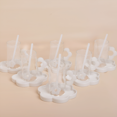 طقم عيدكم مبارك - نقصة بتصميم الورد