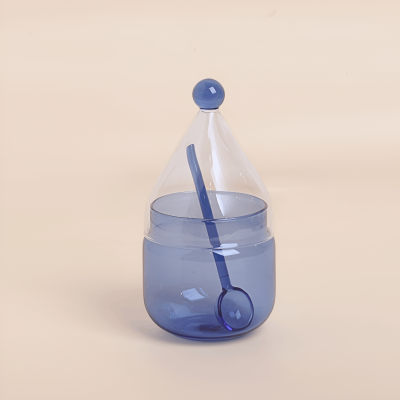 سكرية مع ملعقة - أزرق