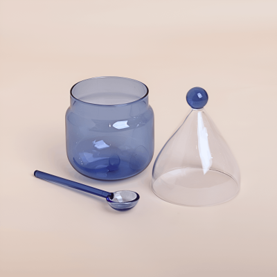 سكرية مع ملعقة - أزرق