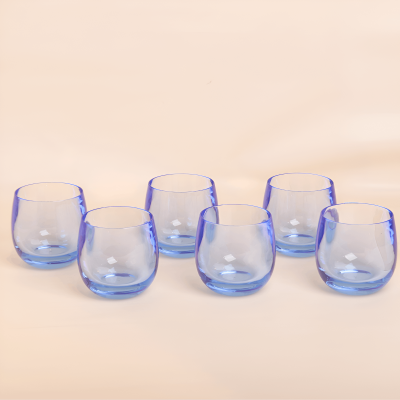 كوب أزرق ( ضد الكسر) - 6 قطع