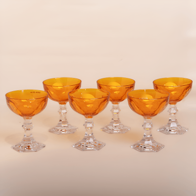 وعاء آيس كريم  أزرق ( ضد الكسر ) -  6 قطع