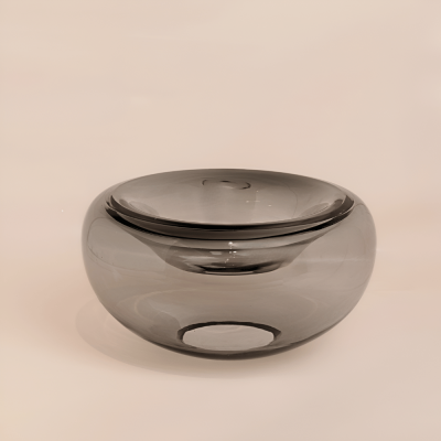 Glass Bowl Grey - Big