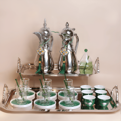 مجموعة القلادة - أخضر