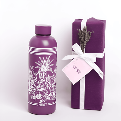 مطارة ماء بطبعة الجزيرة - أرجواني