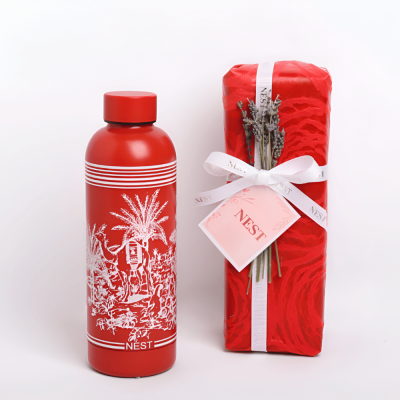 مطارة ماء بطبعة الجزيرة - البرتقالي