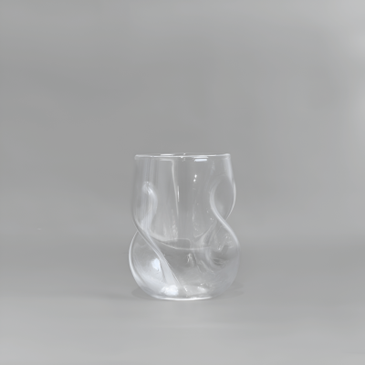 كوب زجاجي ستايل كيرف - 500 مل