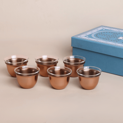 فنجان استانلس استيل - روزقولد