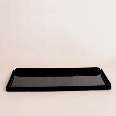 صينية اكريليك مستطيلة - أسود(واسطة)