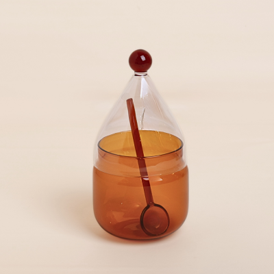 سكرية مع ملعقة - برتقالي قرع