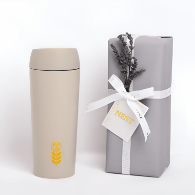 مطارة قهوة ميني - رمادي