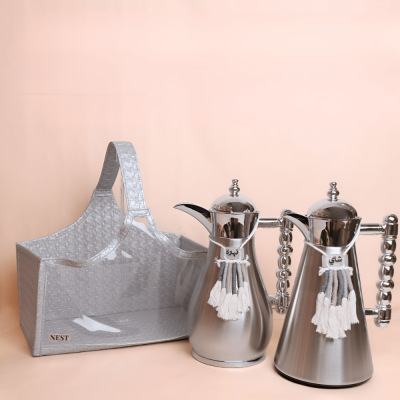 شنطة طقم مطارات رويال فضي