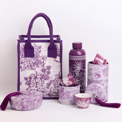 طقم جزيرة  - بنفسجي