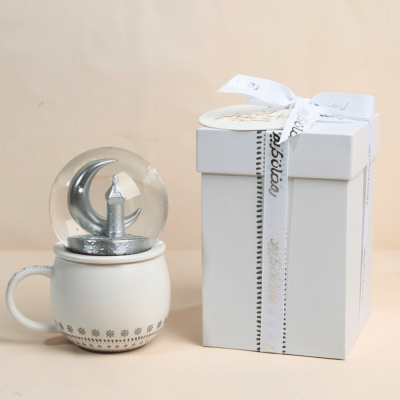 Snowglobe with Cup - Silver