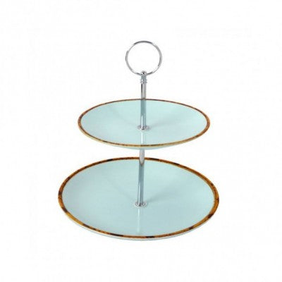 ستاند تقديم بورسلين بالازرق فاتح