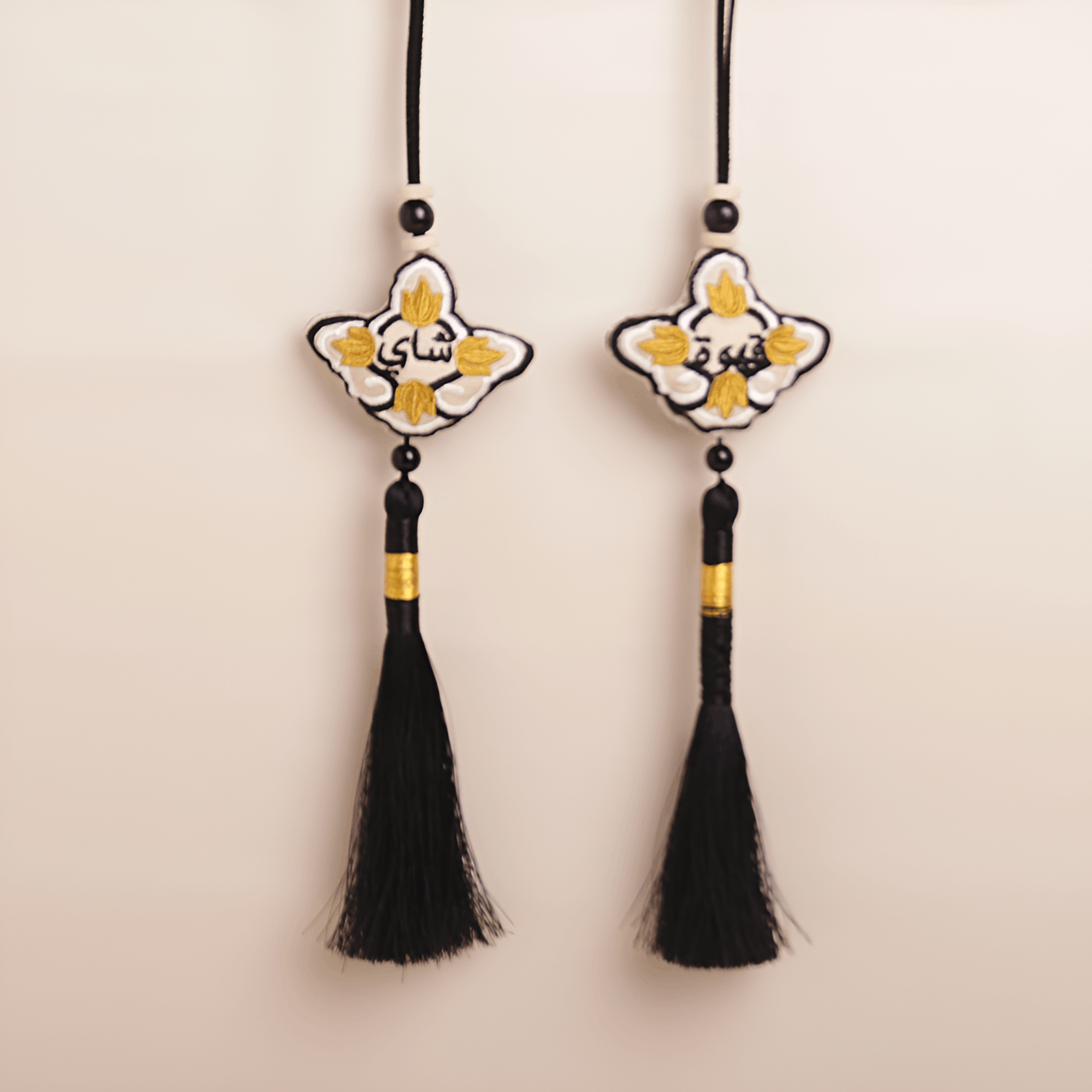 Embroidery coffee & Tea Tassel