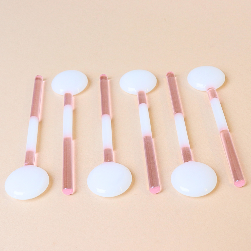 Pink Teaspoon set, 6 pcs