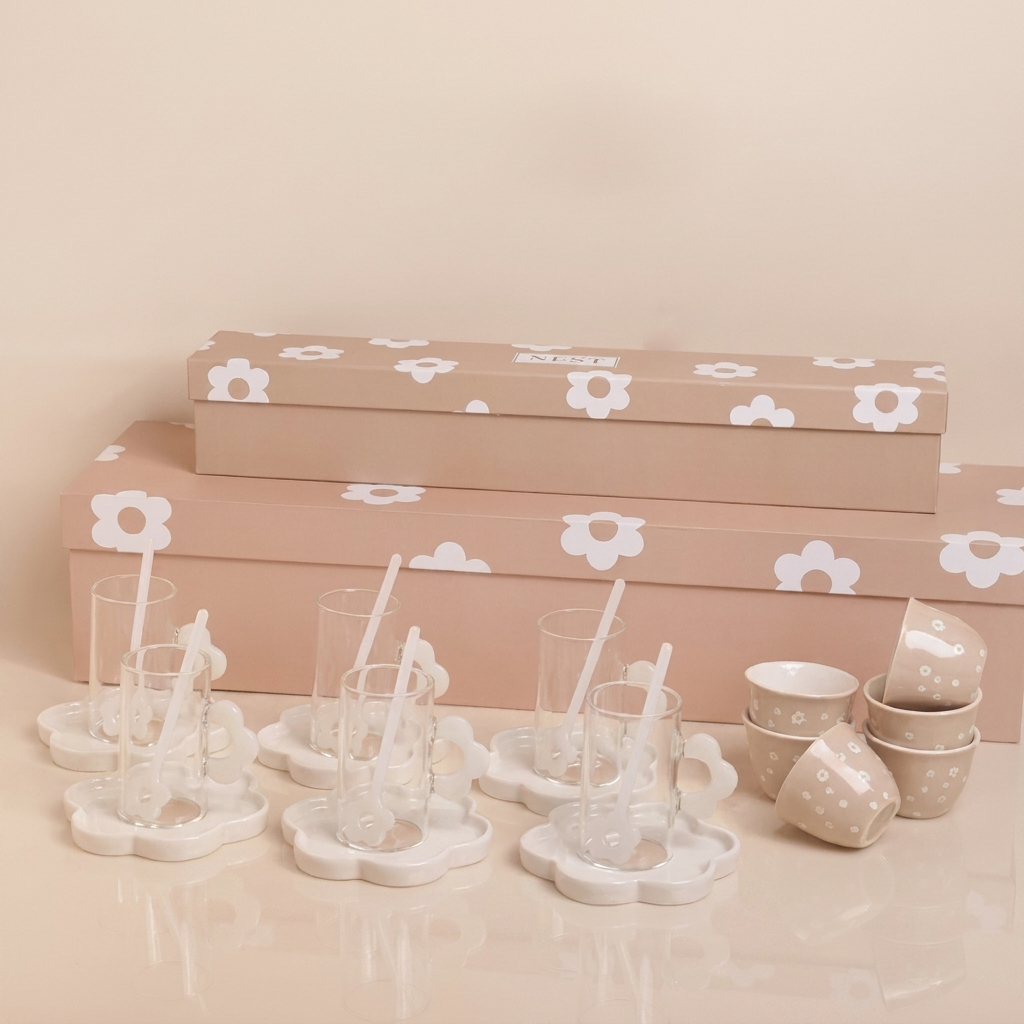 طقم ورد الباقة