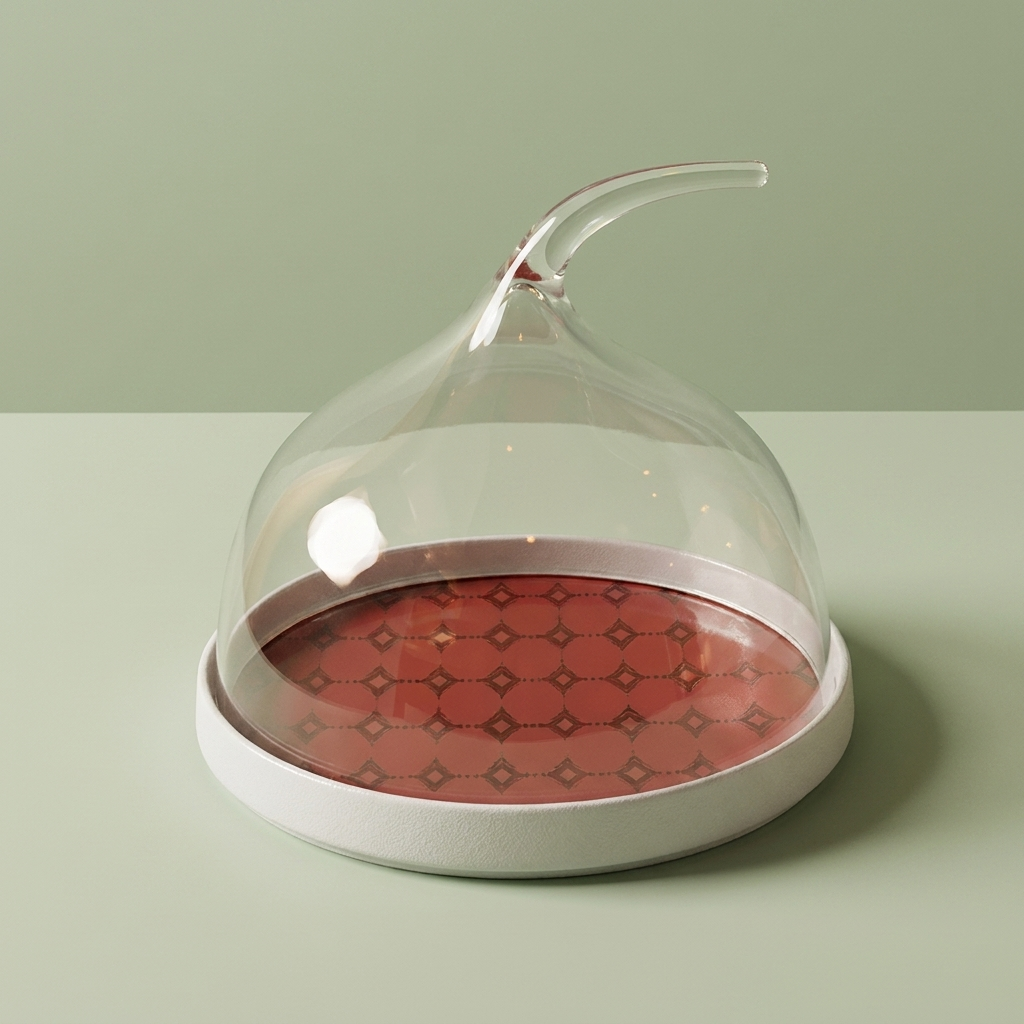Jewelry design cake plate with cover ,Red -  Big
