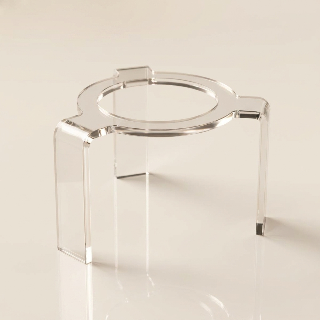 Acrylic finjan holder
