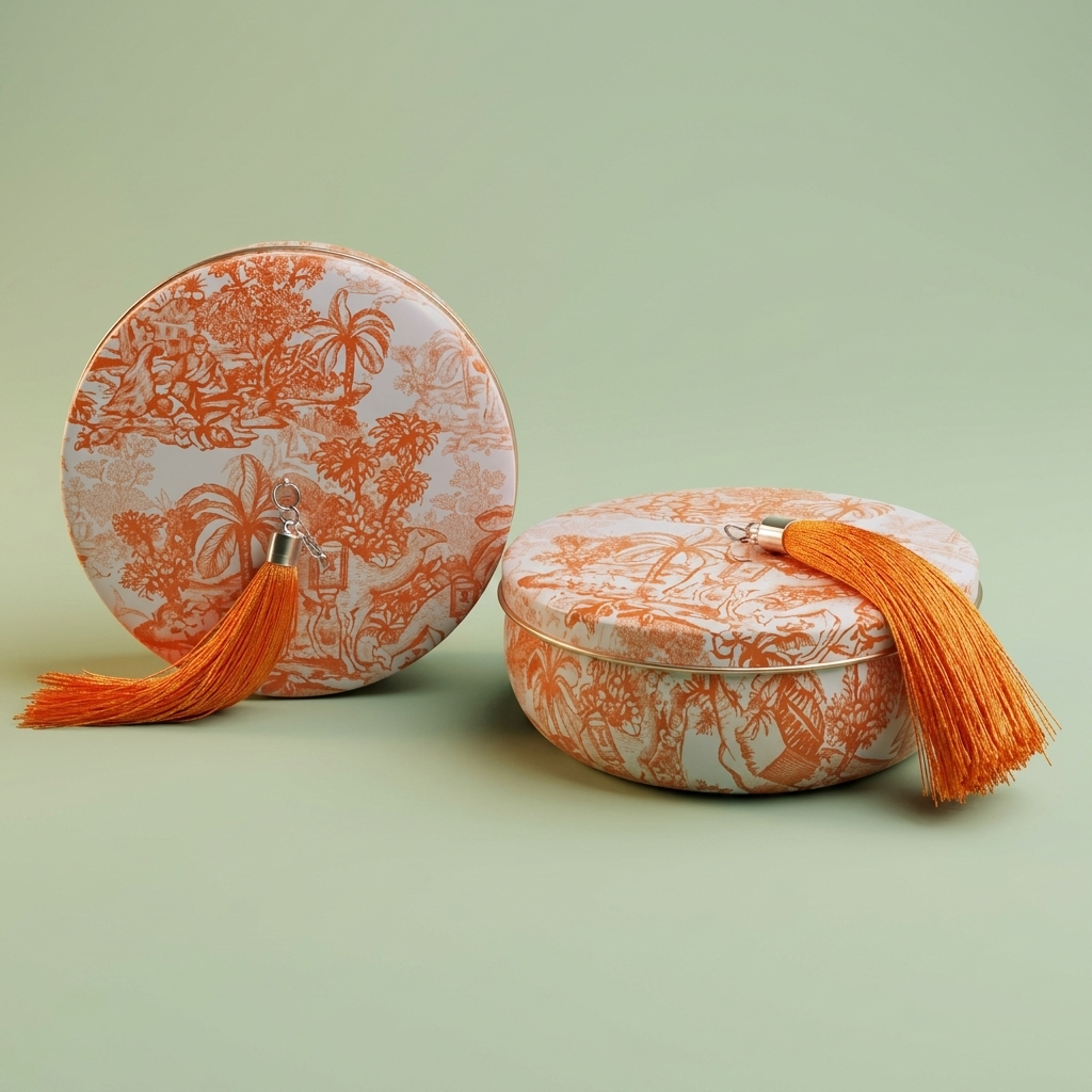 Island Tin Box - Orange