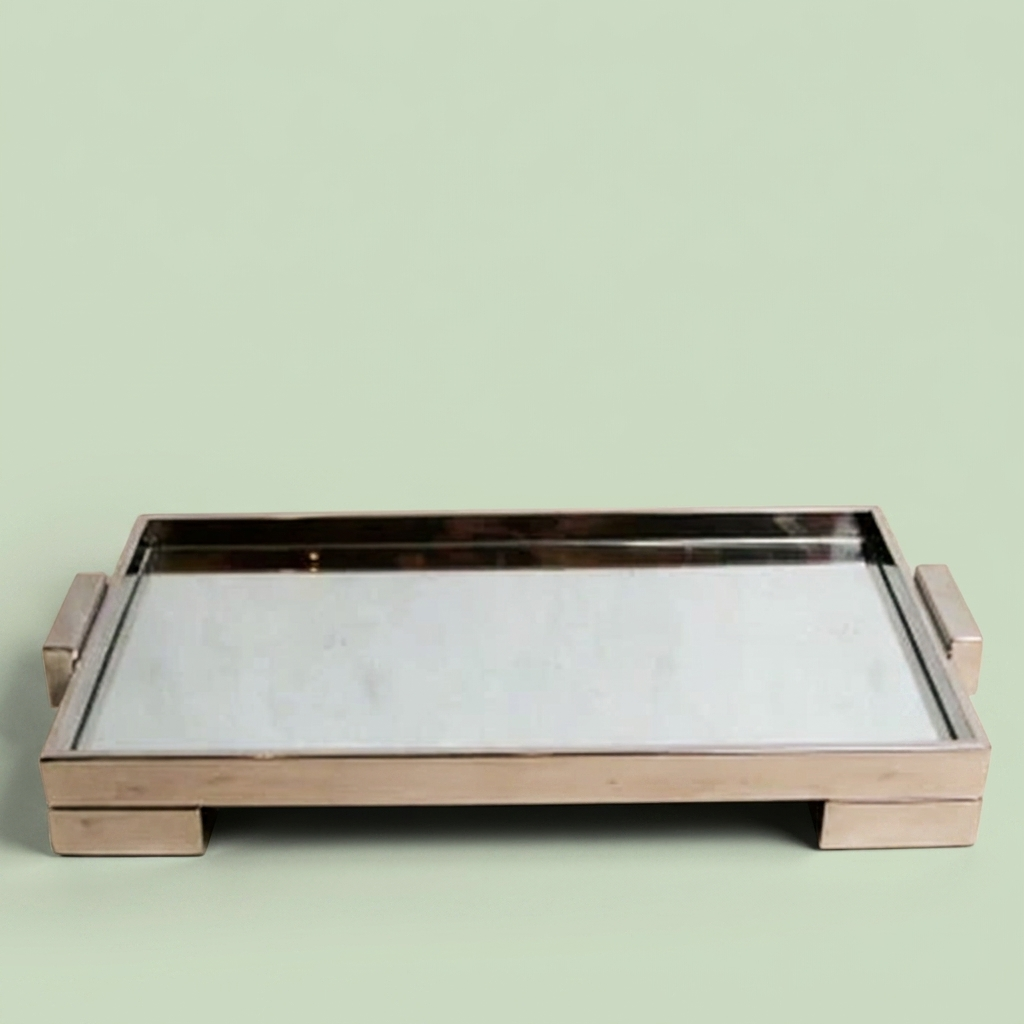 Stainless Steel Mirrored Serving Tray