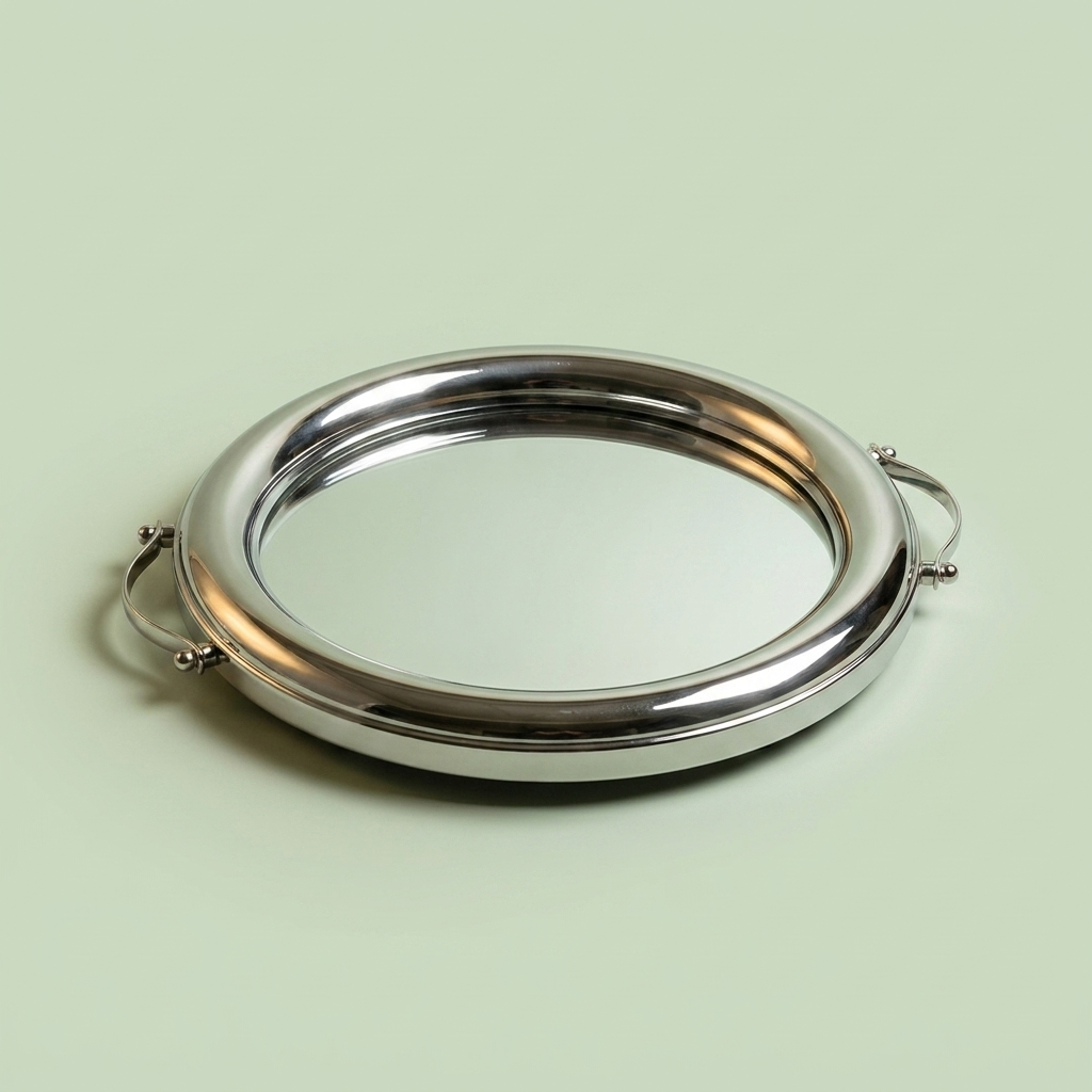 Stainless Steel & aluminium Serving Tray