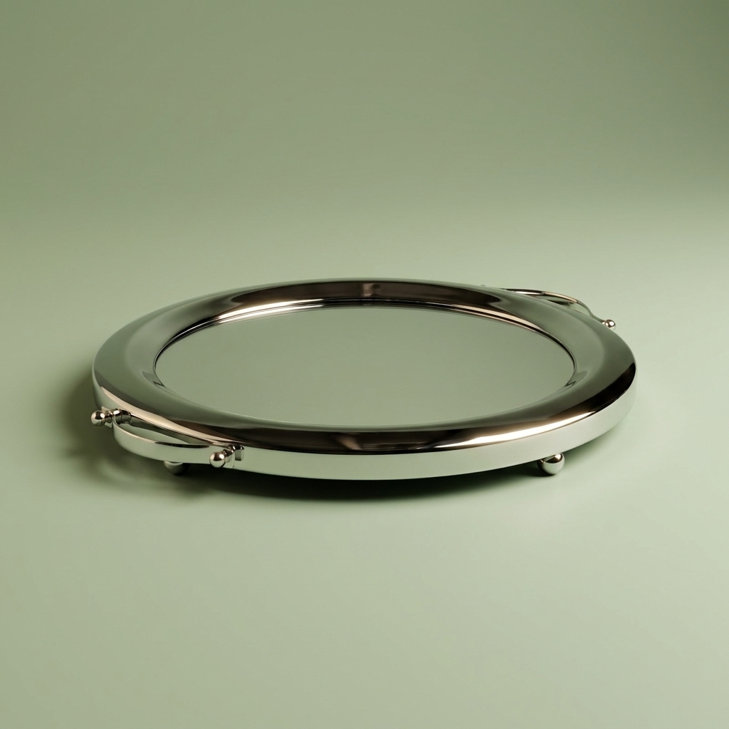 Stainless Steel & aluminium Serving Tray