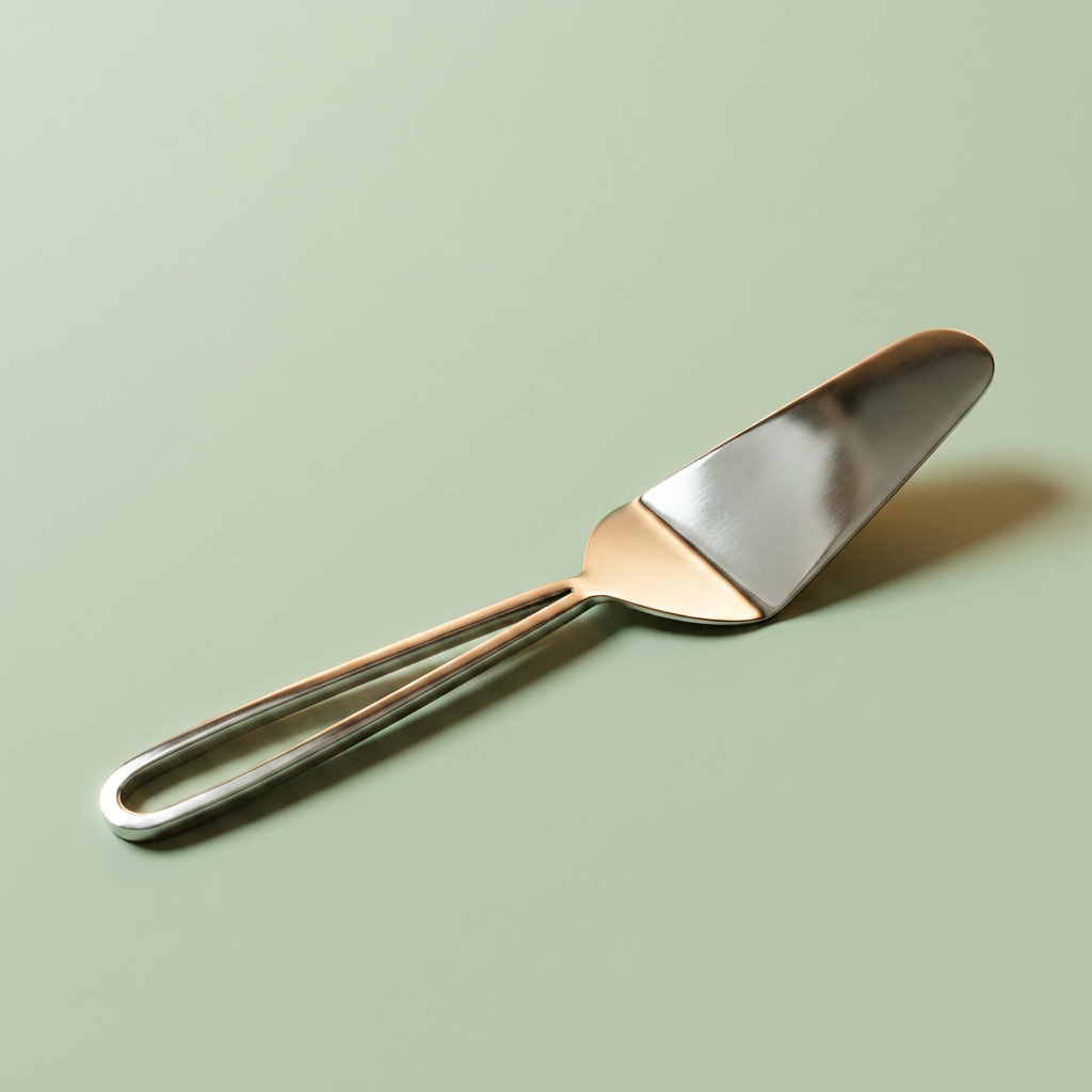 Cake Server Set -  1 pc (silver)