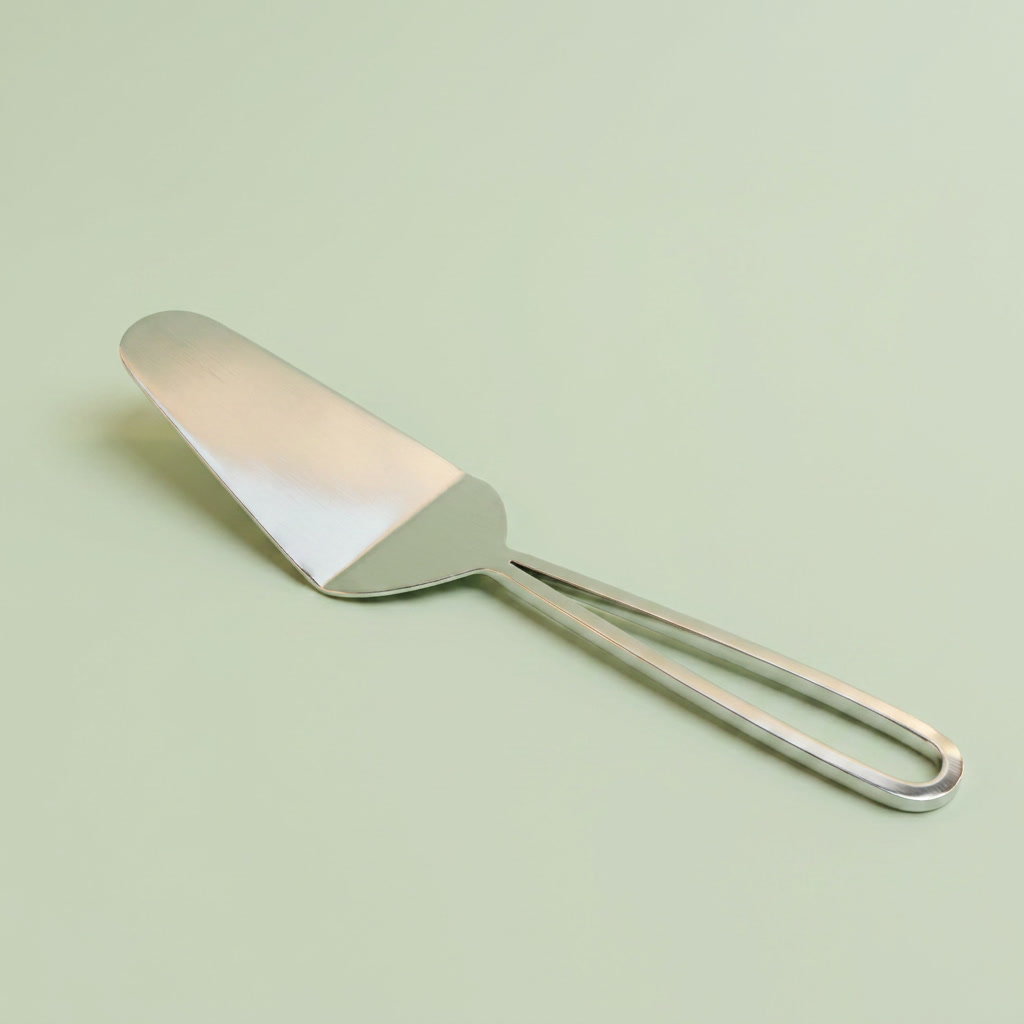 Cake Server Set -  1 pc (silver)