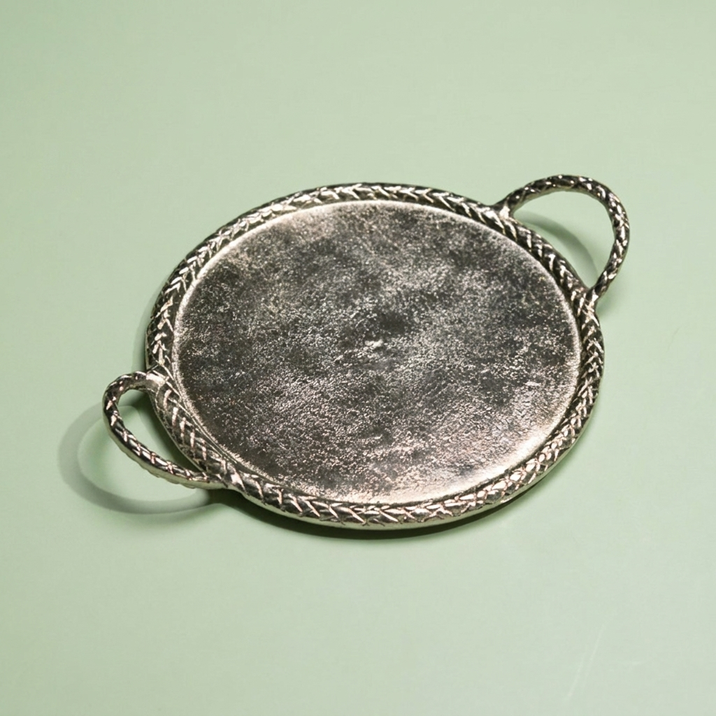 Aluminum Cast tray - Silver