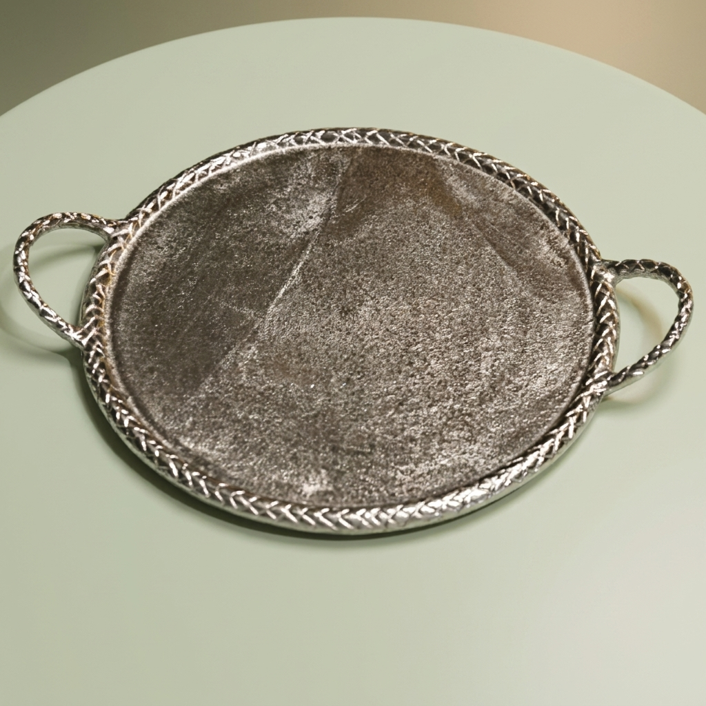 Aluminum Cast tray - Silver