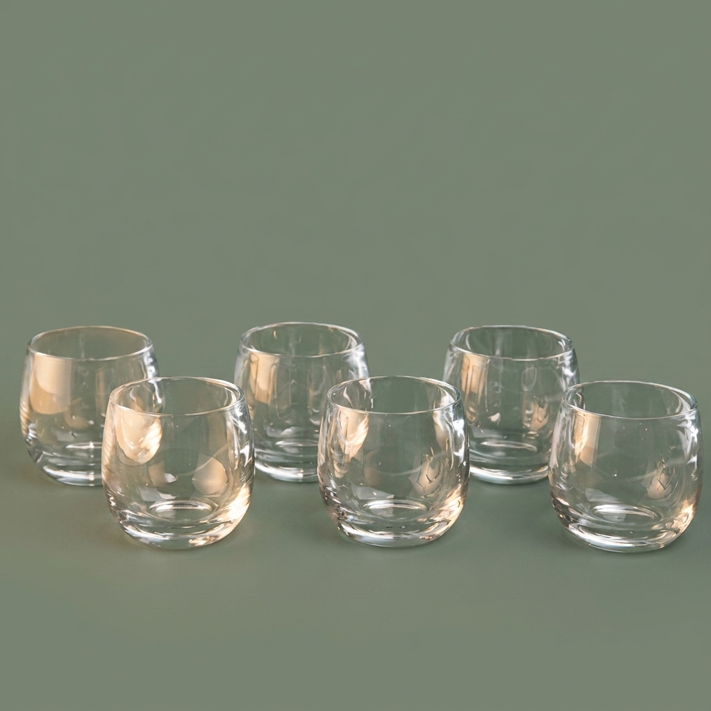 PC Glass clear, 6 pcs