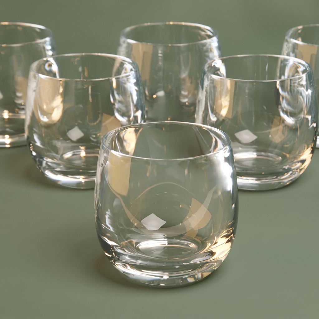 PC Glass clear, 6 pcs