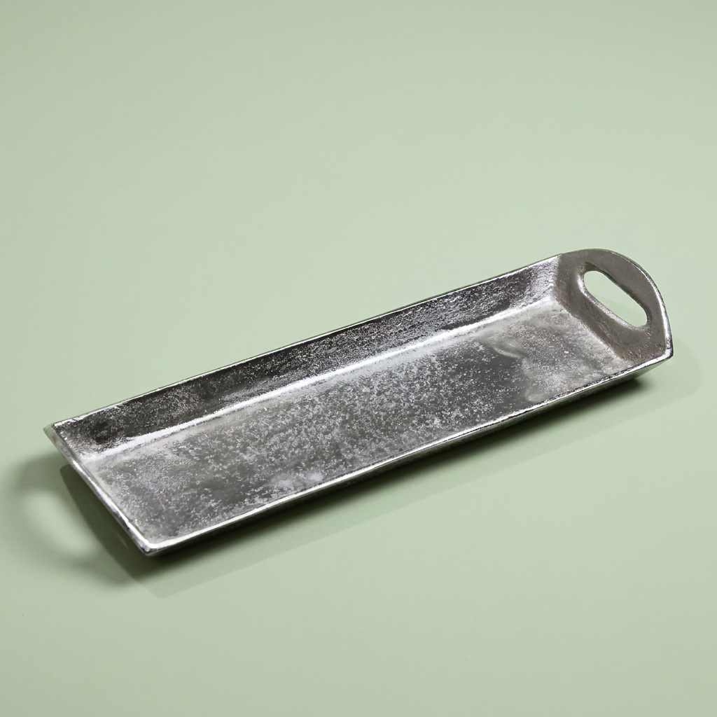 Aluminium Serving  Tray , Silver