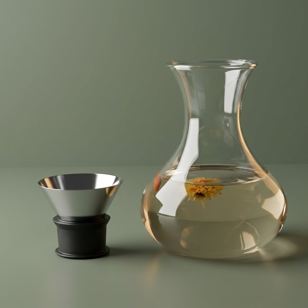 Glass Jug with Strainer Lid